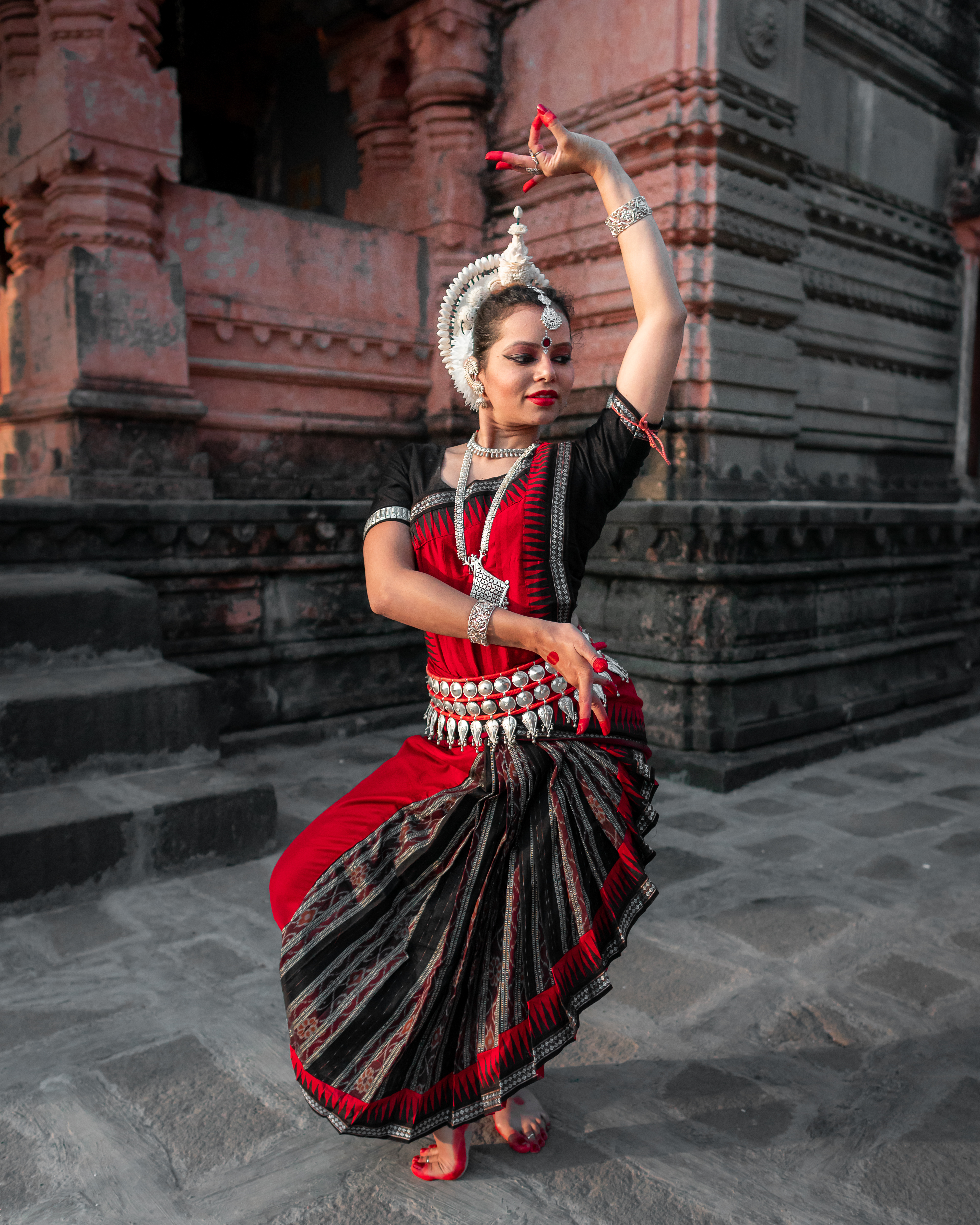 Odissi — lines, stance, and expression